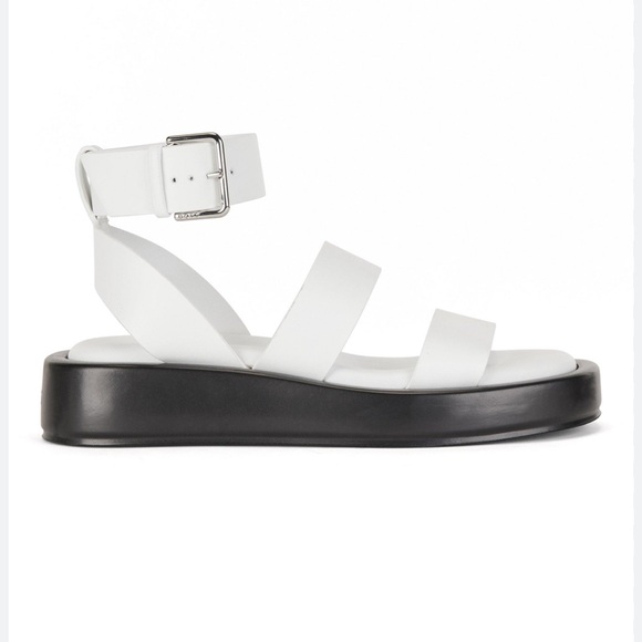 New! BOSS “Scarlet” Chunky Gladiator Leather Platform Sandals - Picture 3 of 13